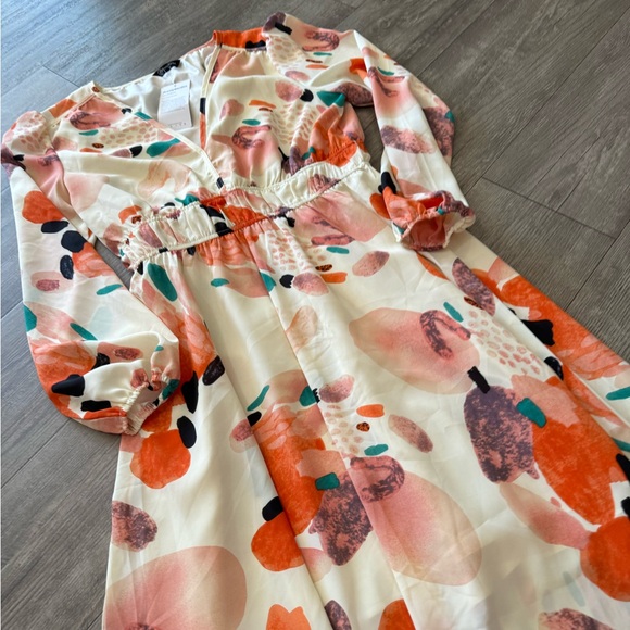 LAST PRICE🍒🤍 PRETTY GARDEN fall boho maxi dress 🌷 - Picture 12 of 13